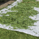 Bache ramasse déchets RIBIMEX VERTS 2x2m 4 poignées