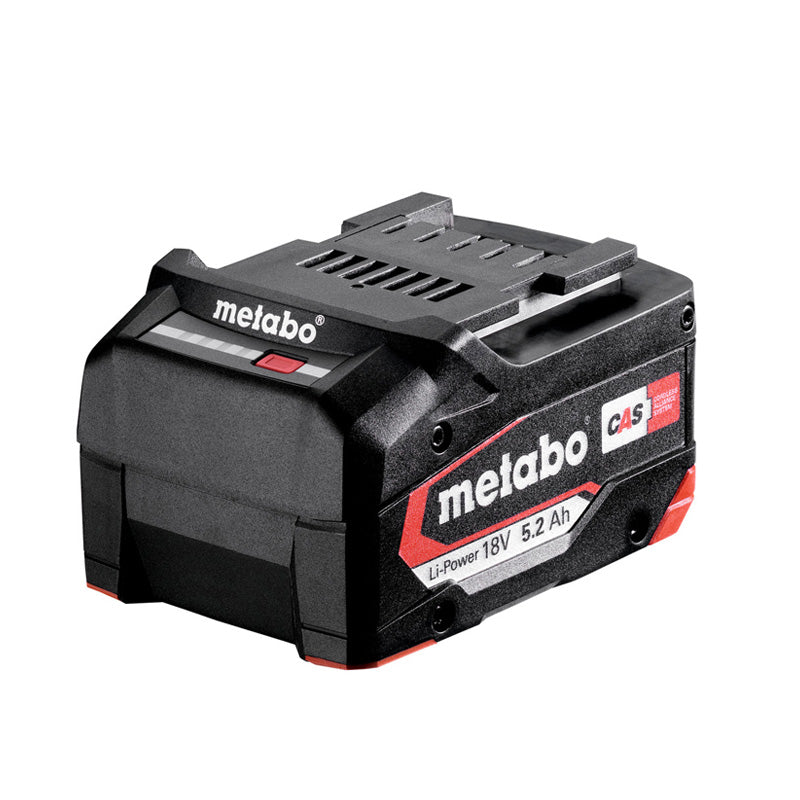 Batterie Li-Power 18 V - 5,2 Ah METABO 625028000 avec indicateur de charge