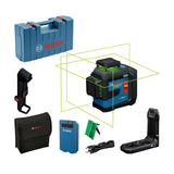 Laser lignes BOSCH GLL 80-33 G - 0 601 065 501 Professional - Livré avec coffret de transport et accessoires