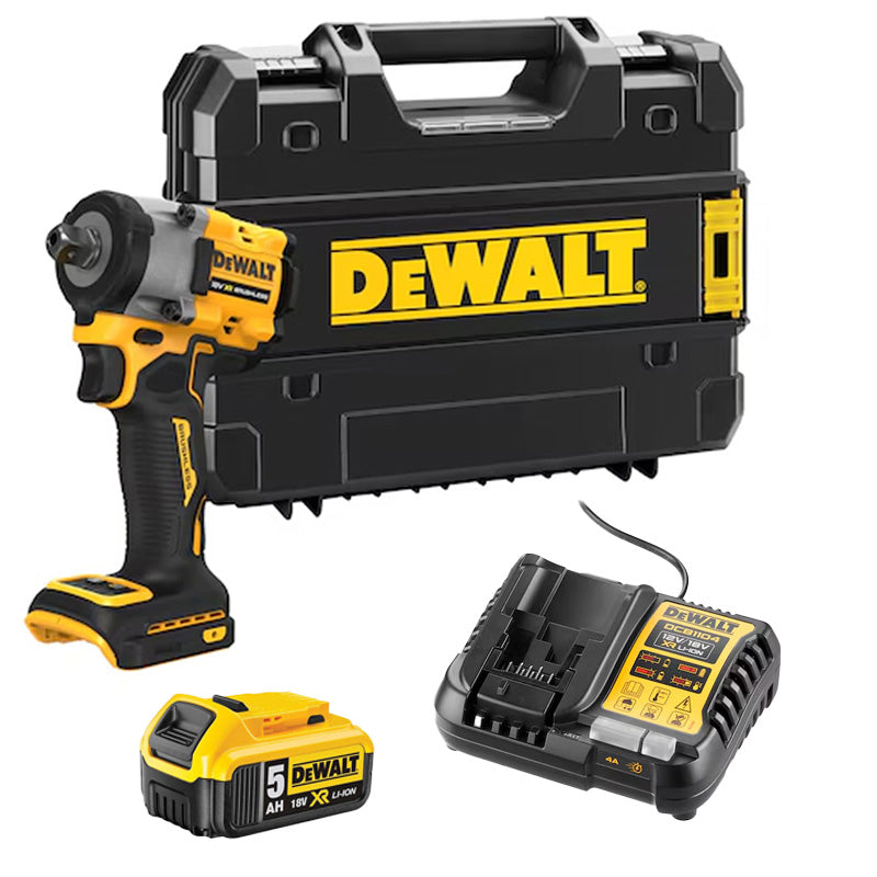 Boulonneuse à chocs compacte ½'' 406Nm 18V DEWALT DCF922P1-QW avec coffret et 1 batterie