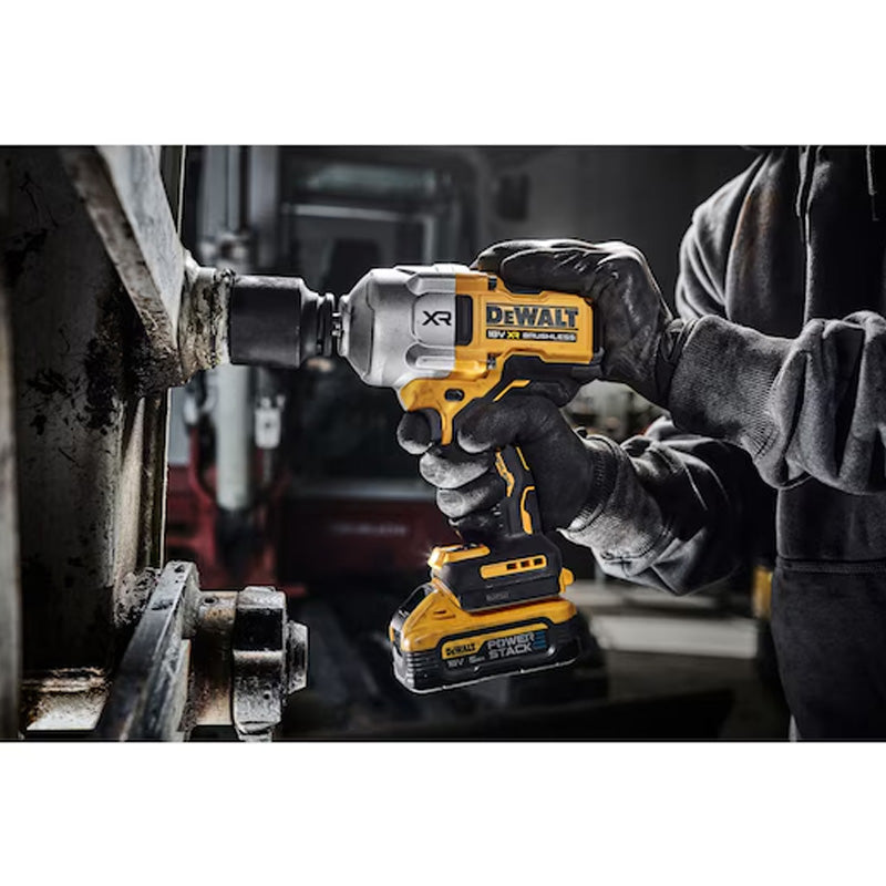 Boulonneuse à chocs ½” 1632 Nm 18V DEWALT DCF961H2T-QW Brushless avec coffret et 2 batteries 5,0 Ah POWERSTACK