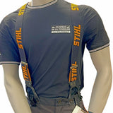 Bretelles noires à boutons STIHL Ref.8841579 - 120 cm