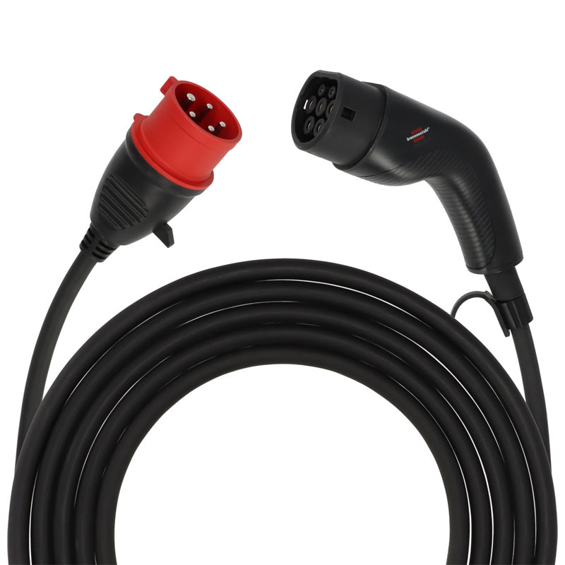 Câble de charge EV type 2 - BRENNENSTUHL - 1384020 - Mode 2, 16A, 11 kW, 8m, IP44, écran