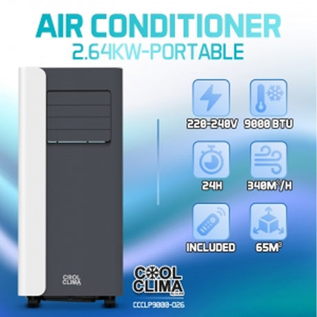 CLIM MOBILE 9000BTU - COOL CLIMA - CCCLP9000-O26