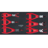 Composition d'outils 6 tiroirs pour servante, 455 pièces  - KS TOOLS - 714.0452