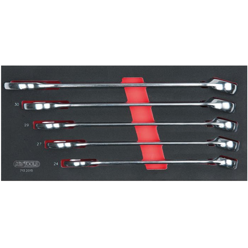 Composition d'outils 5 tiroirs pour servante, 187 pièces  - KS TOOLS - 714.0187