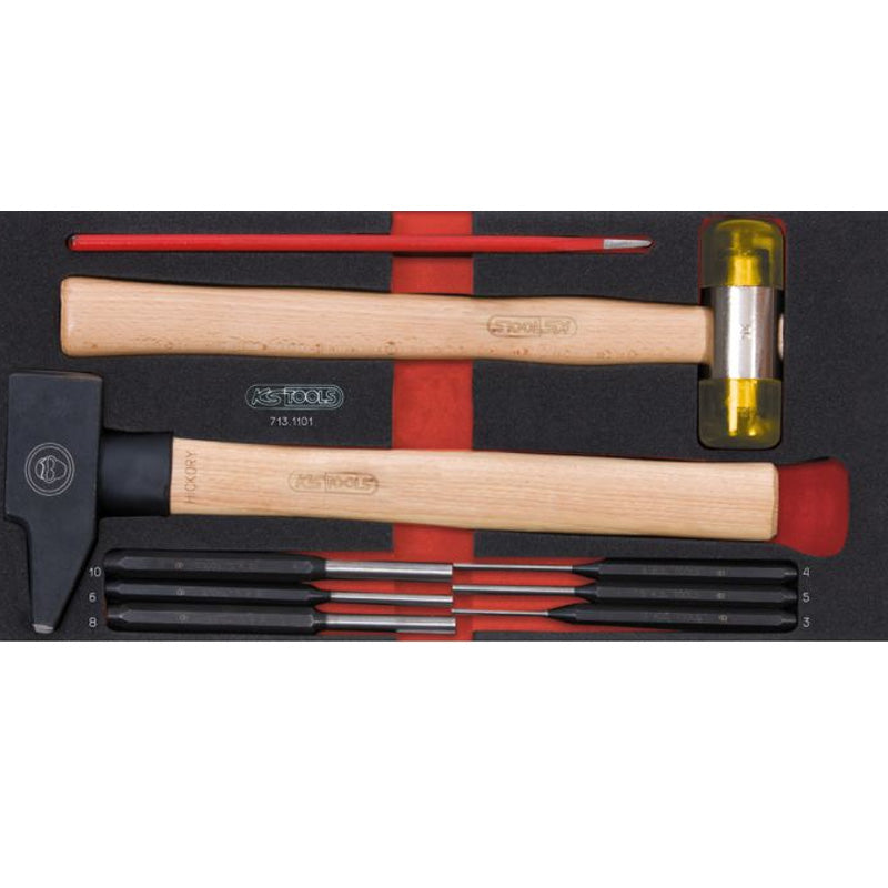 Composition d'outils 3 tiroirs pour servante, 158 pièces  - KS TOOLS - 714.0158