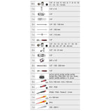 Coffret de maintenance 1/4 - 1/2 - ULTIMATE - 131 pcs KS TOOLS -  922.0731