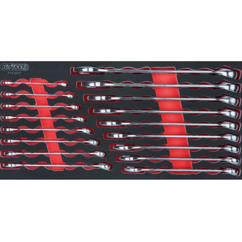 Composition d'outils 5 tiroirs pour servante, 187 pièces  - KS TOOLS - 714.0187