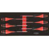 Composition d'outils 5 tiroirs pour servante, 187 pièces  - KS TOOLS - 714.0187
