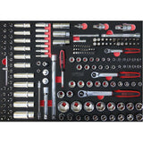 Composition d'outils 6 tiroirs pour servante, 455 pièces  - KS TOOLS - 714.0452