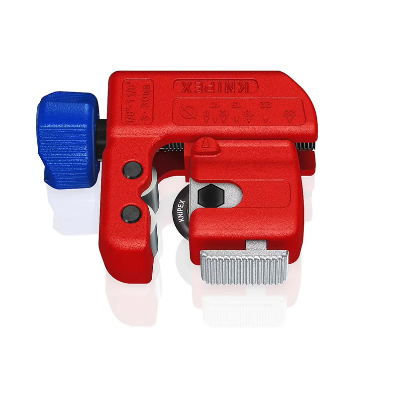 Coupe-tubes TubiX® S syst. QuickLock - 77mm - Ø 3-30 mm épaisseur max 2 mm - SC KNIPEX - 903101