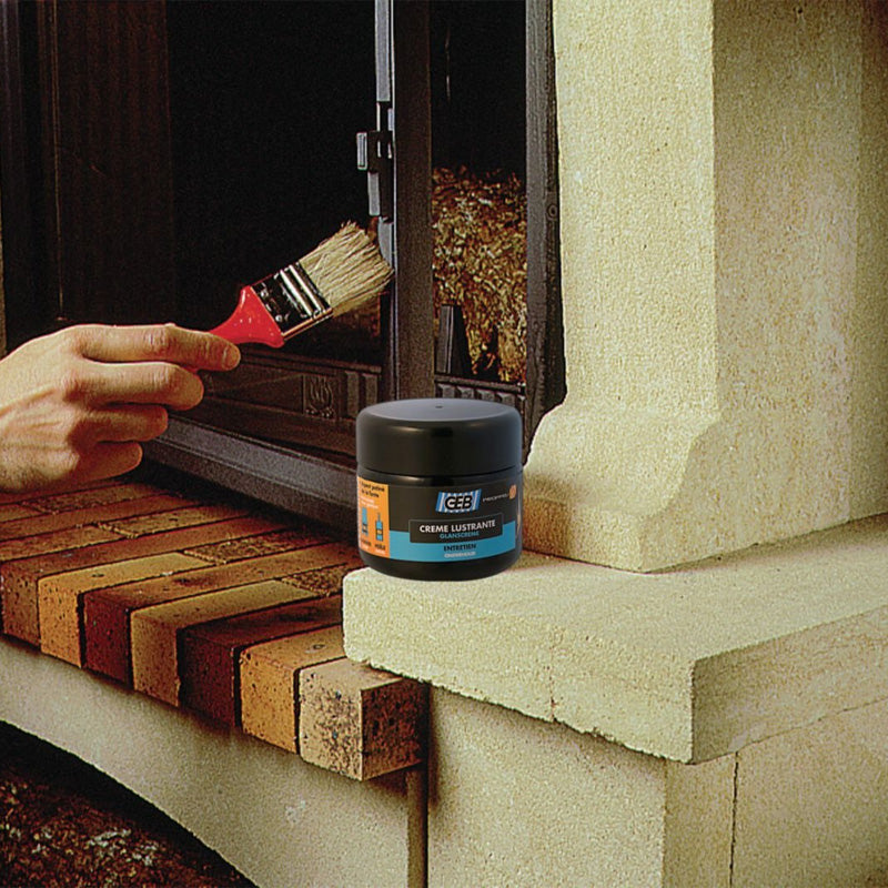 Crème lustrante GEB Propfeu effet patiné pour l’entretien et la protection des fontes et métaux 220ml