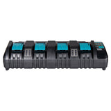 Chargeur 4 batteries MAKITA DC18SF 196426-3 Makstar Li-Ion 14,4 à 18 V