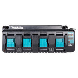 Chargeur 4 batteries MAKITA DC18SF 196426-3 Makstar Li-Ion 14,4 à 18 V