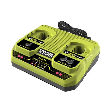 Chargeur rapide 2 ports RYOBI RC18240 18 V ONE+™ 2 A / 4 A