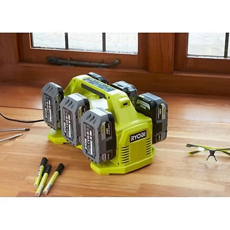 Chargeur séquentiel RYOBI RC18640 18V 6 ports
