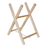 Chevalet porte buche RIBIMEX en bois 2 branches