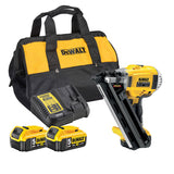 Cloueur de charpente 18V DEWALT DCN692P2-XJ Brushless avec un coffret et 2 batteries 5,0 Ah