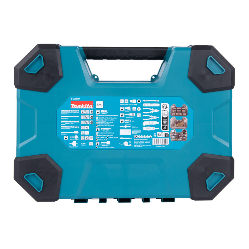 Coffret MAKITA E-22610 de 200 pièces embouts et forets