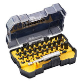 Coffrets de 32 pièces avec embouts de vissage Impact Torsion + 1 porte-embouts magnétique DEWALT DT70523T-QZ