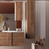 Colonne Porte JESSIE à poser coloris Chêne 138 cm
