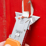 Couteau à lame trapézoïdale avec grattoir - NEO TOOLS - 63-708