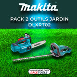 DLXRT02 MAKITA 2 outils Jardin 18V LXT (DUC254Z + DUH523Z + 2 x 5Ah + DC18RC)