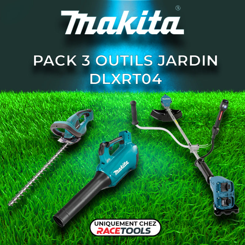 DLXRT04 MAKITA 3 outils Jardin 18V LXT (DUR368AZ + DUH523Z + DUB184Z + 4 x 5Ah + DC18RC)