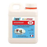 Détartrant G5 GEB élimine le tartre dans les installations d'eau chaude sanitaire 1L