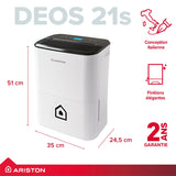 Déshumidificateur ARISTON DEOS 21S NET