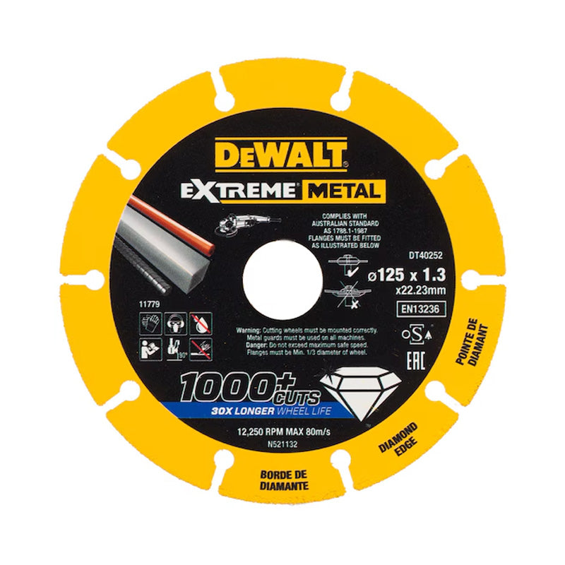 Disque à tronçonner DEWALT EXTREME METAL