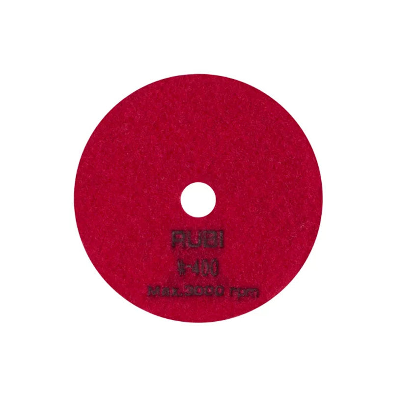 Disque diamant polissage et poncage a sec ø100 mm gr. 400 - RUBI - 62973