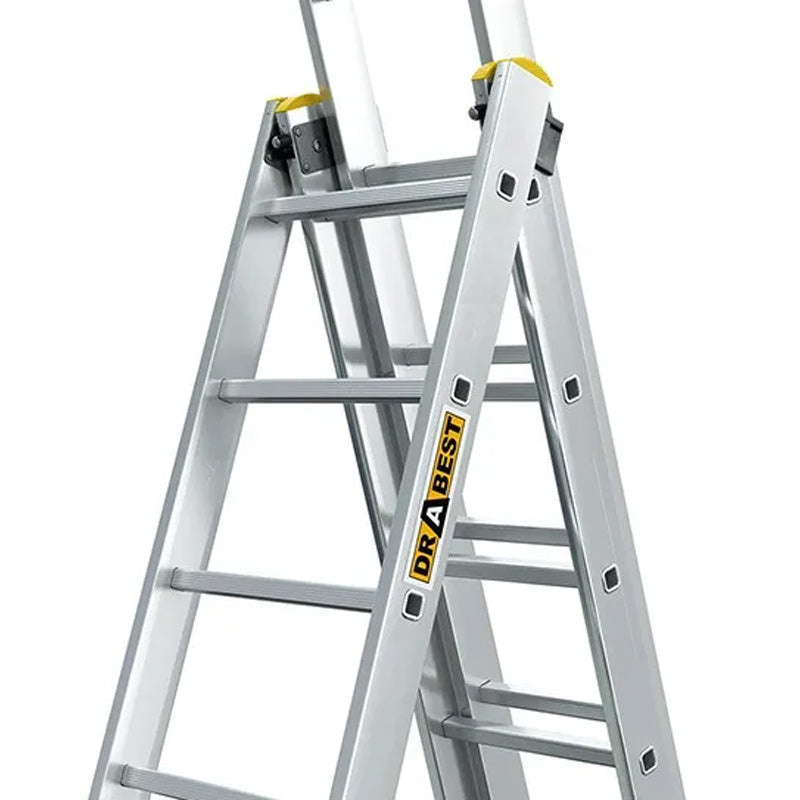 Echelle 3 éléments en aluminium 5,39m - DRABEST - ECHE539