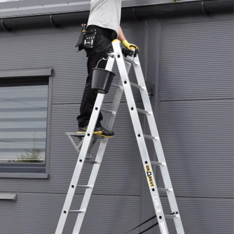 Echelle 3 éléments en aluminium 5,39m - DRABEST - ECHE539