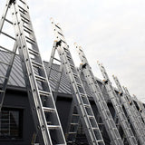 Echelle 3 éléments en aluminium 5,39m - DRABEST - ECHE539