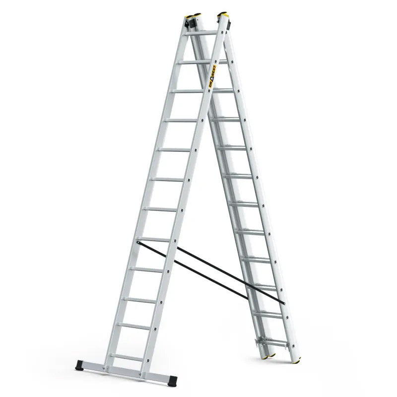 Echelle 3 éléments en aluminium 5,39m - DRABEST - ECHE809