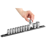 Jeu de 12 douilles 1/2'' OGV Grip sur rack magnétique - FACOM S.40EGRPPB