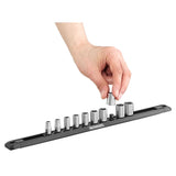 Jeu de 10 douilles 1/4'' OGV Grip sur rack - FACOM R.40EGRPPB