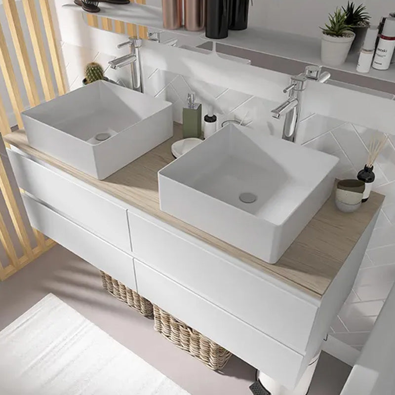 Ensemble double vasque suspendu SORRENTO