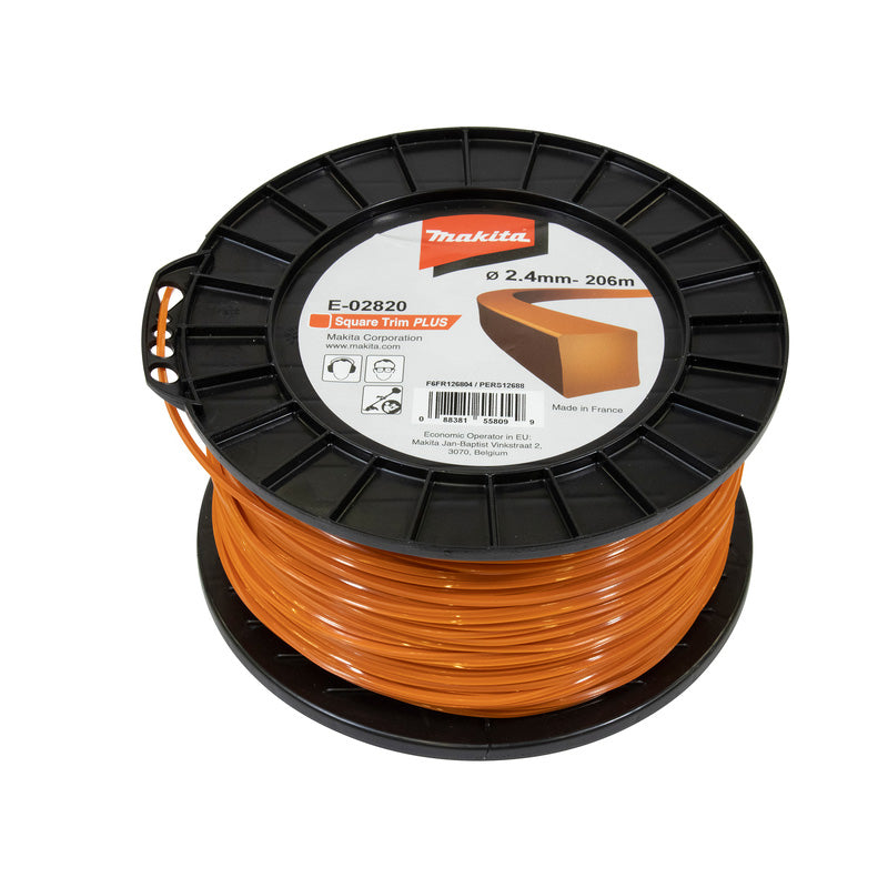 Fil carré Square Trim+ MAKITA E-02820 2,4mm x 206m