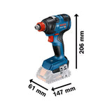 Visseuse à chocs BOSCH 06019J2204 GDX 18V-200 Professional