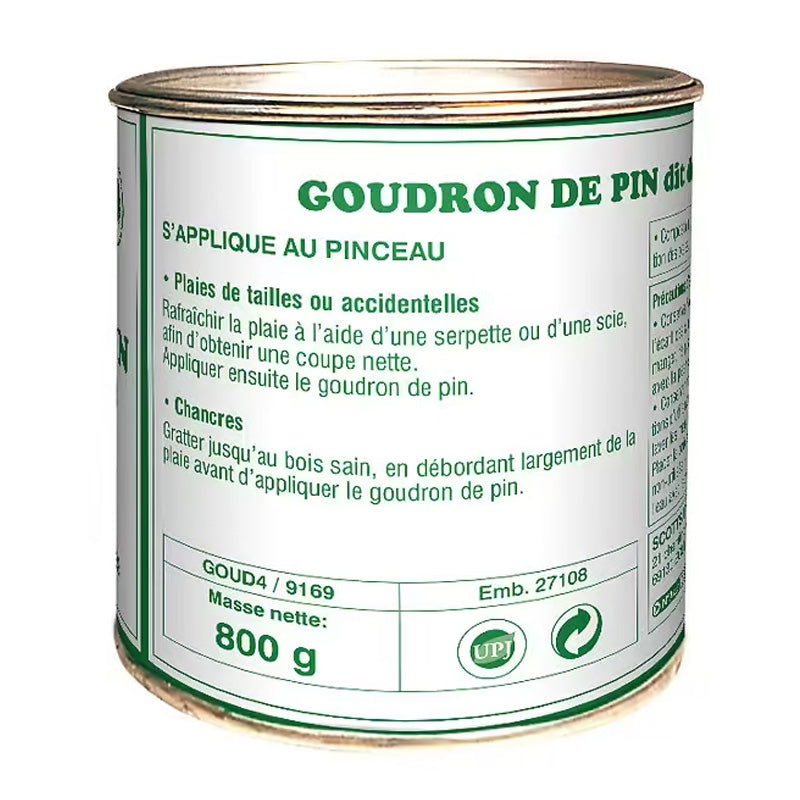 Goudron de Pin - PELTON - GOUD4 - 800 g - Cicatrise les plaies des arbres et arbustes - Prêt à l'emploi