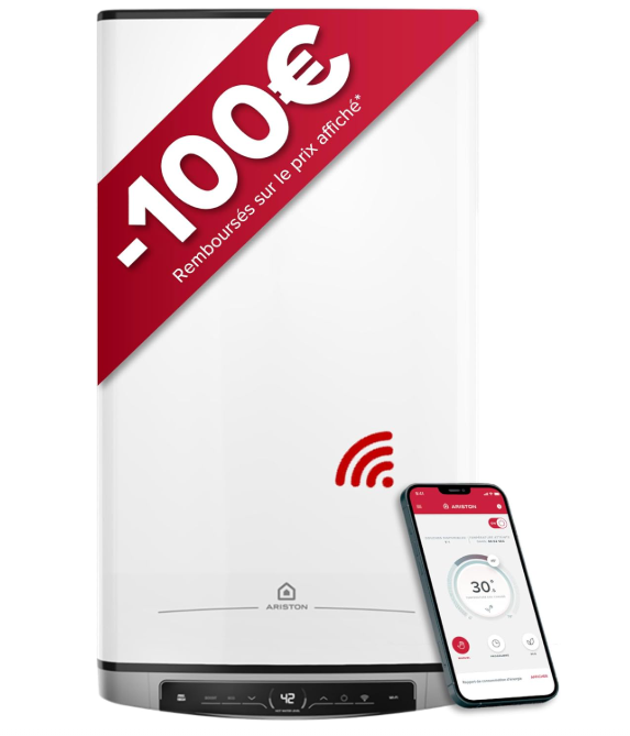 Chauffe-eau electrique Ultra Plat ARISTON VELIS DUNE DRY WIFI 65 FR EU