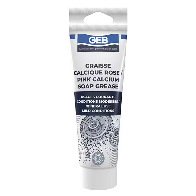 Graisse calcique GEB tube pegboardable rose 125ml