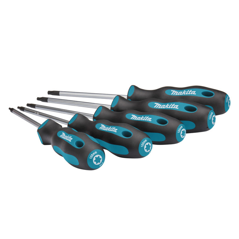 Jeu de 5 Tournevis TORX MAKITA E-10534