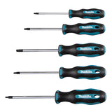 Jeu de 5 Tournevis TORX MAKITA E-10534