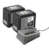 Kit Batteries + chargeur KÄRCHER - 2 * 36 V/6