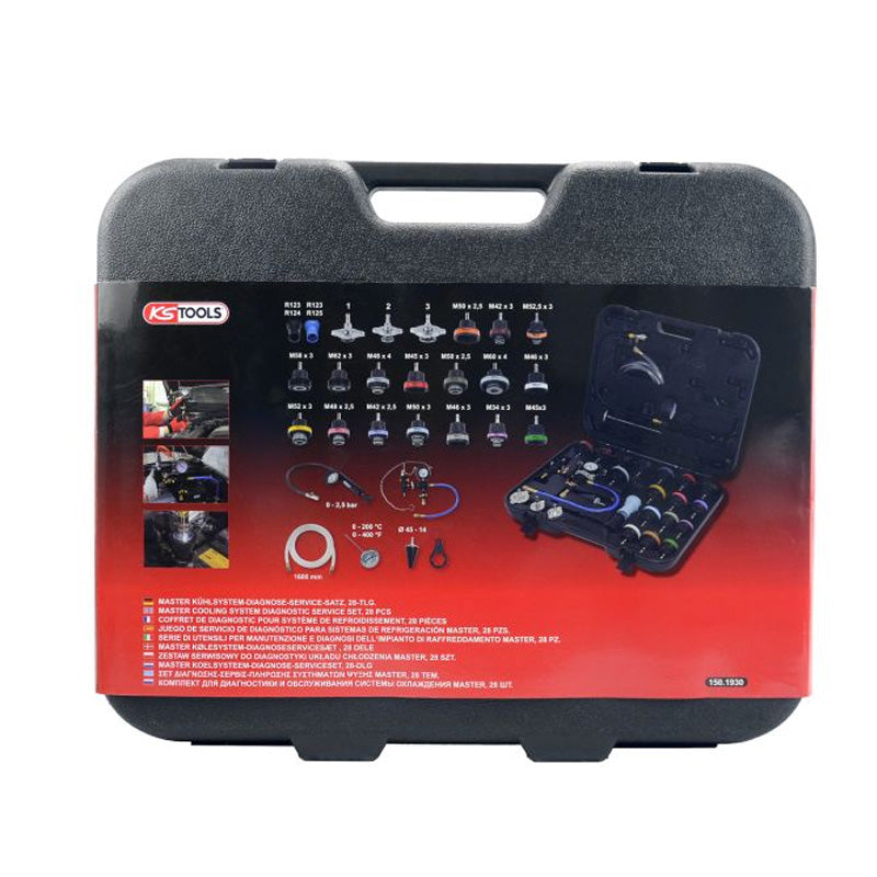 Kit de diagnostic de système de refroidissement  - KS TOOLS - 150.1930