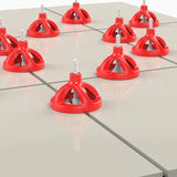 Kit de nivellement cyclone l.s. 1,5 mm. (100 c+300 b) - RUBI - 35964